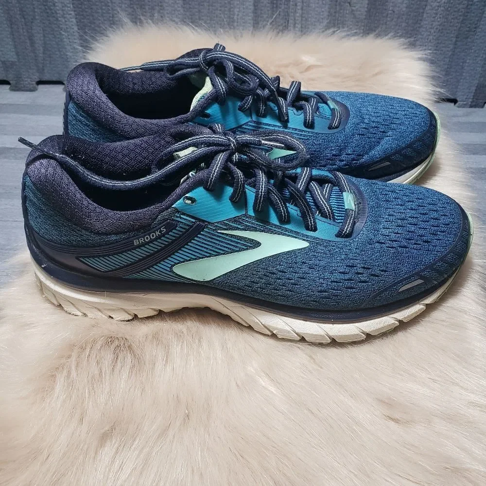 Brooks Adrenaline GTS 18 Navy Womens Running Shoes